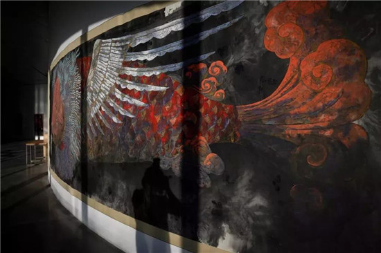 “山海图纪第二回——许英辉绘画艺术展”在树美术馆水池畔灵幻启幕!
