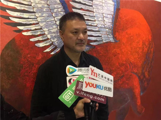 “山海图纪第二回——许英辉绘画艺术展”在树美术馆水池畔灵幻启幕!