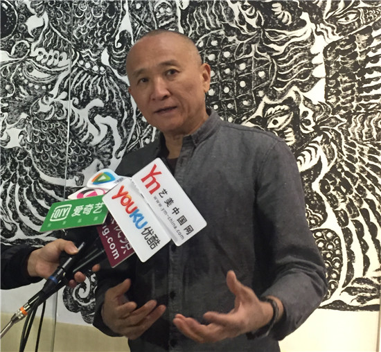 “山海图纪第二回——许英辉绘画艺术展”在树美术馆水池畔灵幻启幕!