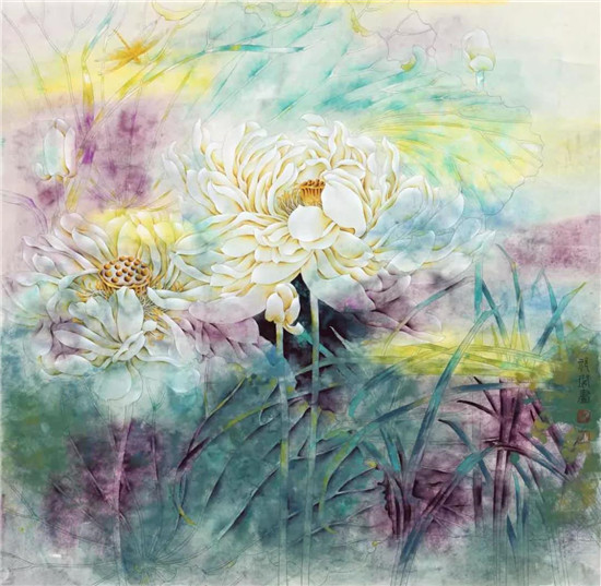 意大利都灵PARATISSIMA中国主题展祁璐“光感—《觉(jue)》之二”祁璐荣获最具影响力