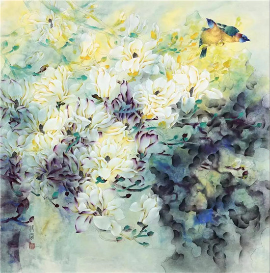 意大利都灵PARATISSIMA中国主题展祁璐“光感—《觉(jue)》之二”祁璐荣获最具影响力