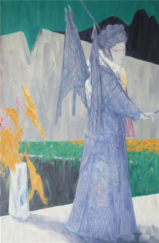 “梨园春梦·张继东戏曲油画展”于敬一书院开幕