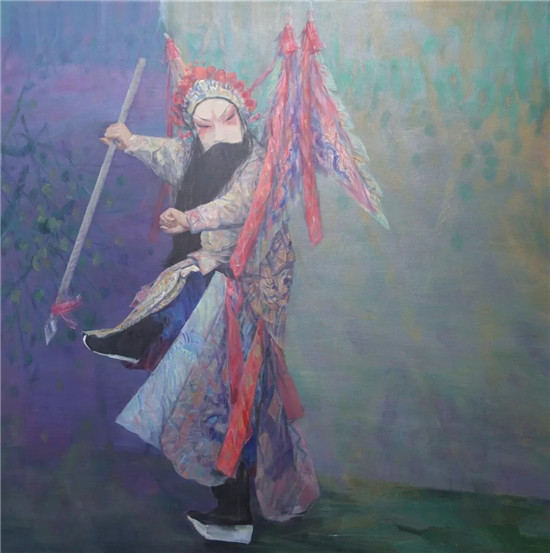 “梨园春梦·张继东戏曲油画展”于敬一书院开幕