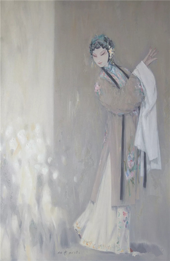 “梨园春梦·张继东戏曲油画展”于敬一书院开幕