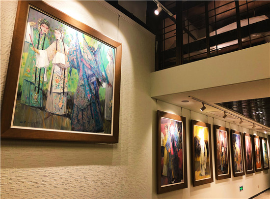 “梨园春梦·张继东戏曲油画展”于敬一书院开幕