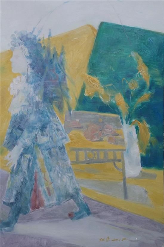 “梨园春梦·张继东戏曲油画展”于敬一书院开幕