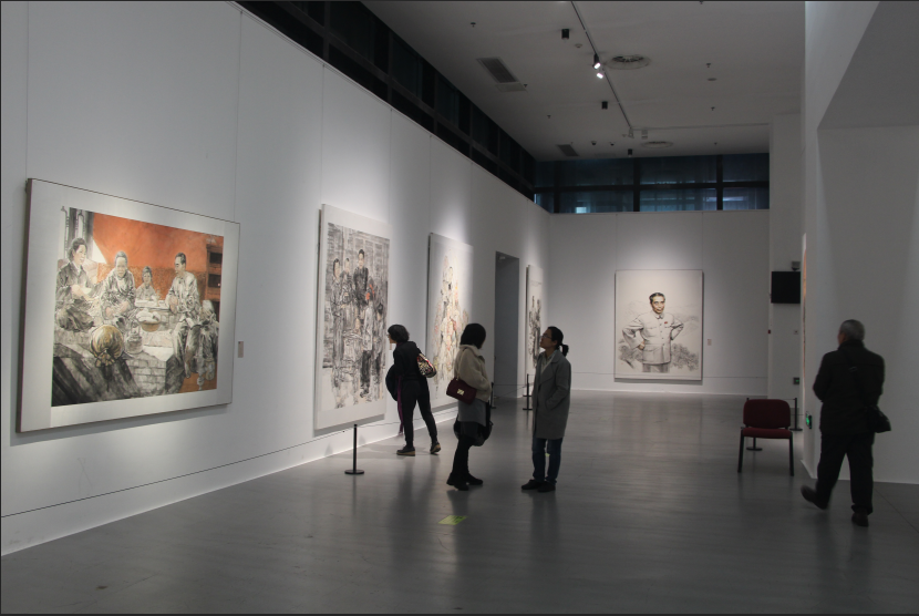 纪念周恩来诞辰120周年美术作品巡展在重庆美术馆开展