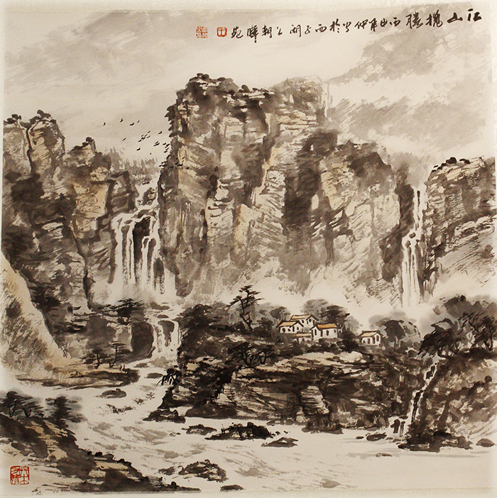 纪念周恩来诞辰120周年美术作品巡展在重庆美术馆开展
