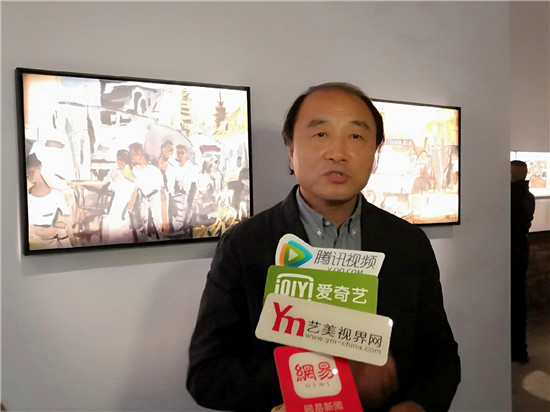 【色之谐】闫平 周刚作品展于艺术粮仓开幕