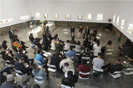 【色之谐】闫平 周刚作品展于艺术粮仓开幕