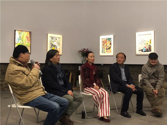 【色之谐】闫平 周刚作品展于艺术粮仓开幕