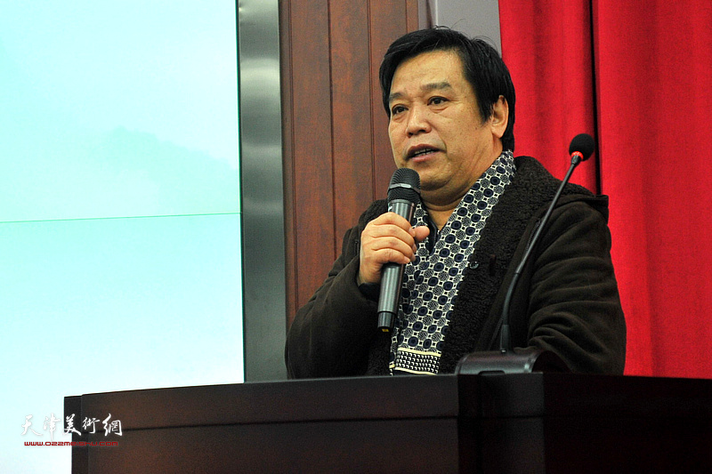 画家皮志刚《千峰万仞燕山图》主题卡首发 献礼京津冀互联互通一周年