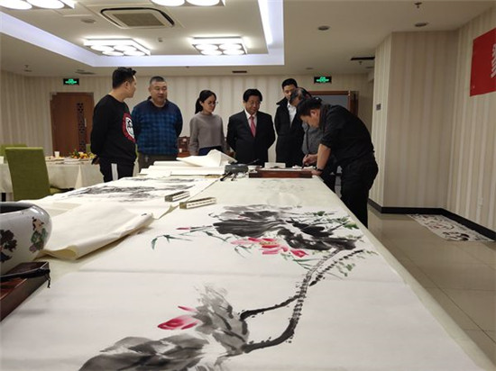 勠力同心 共筑梦想华夏文化艺术委员会举办2019跨年书画笔会