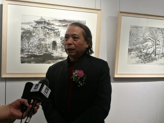 传承李家山水 意写边境风情 孙国庆山水画展在丹东隆重开幕