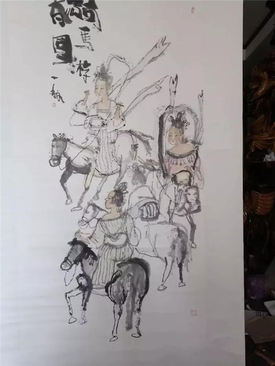 读一舨先生游春图有感