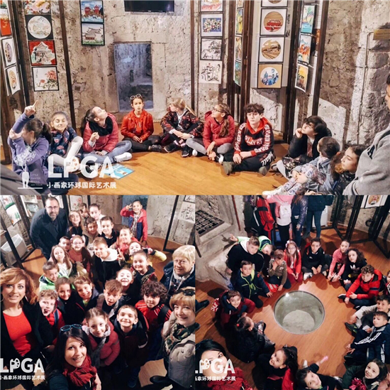 LPGA小画家环球国际艺术展走进意大利LANUVIO市博物馆