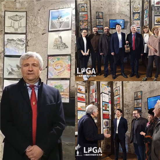 LPGA小画家环球国际艺术展走进意大利LANUVIO市博物馆