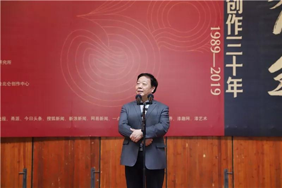 张泽国“大泽有鱼”展开幕,100件作品总结个人漆画创作三十年
