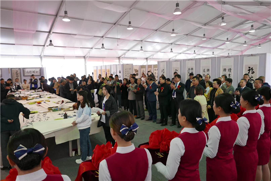 第十六回“中日友好古墨书道”书画交流展在京隆重开幕