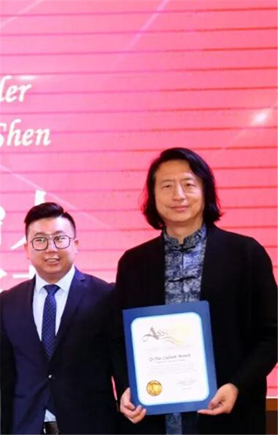 王麒诚受邀访美荣获加州政府艺术贺状和杰出文化贡献金奖!