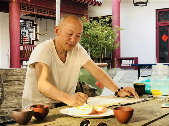 菩提树下无我在,书画世界有禅心