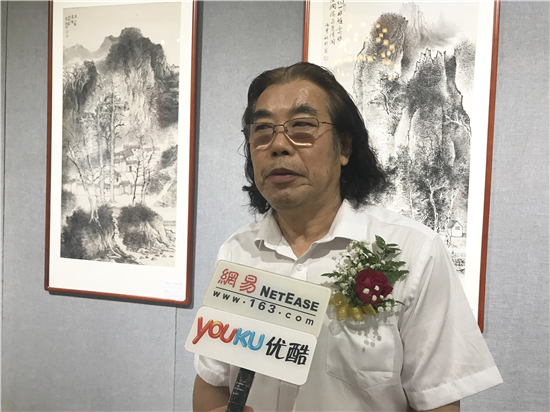 “墨韵文心”邢智超山水画展在民族文化宫举行