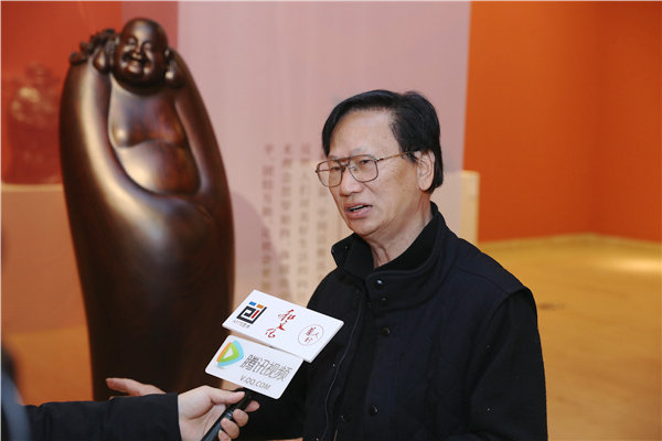 长寿德馨 清莲韵香--黄泉福雕塑艺术作品《长寿》捐赠仪式在中国美术馆举行