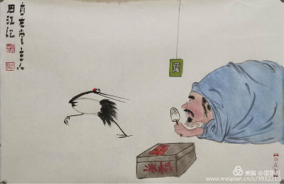 田江闲画~醒醒!城管来喊你摆地摊了