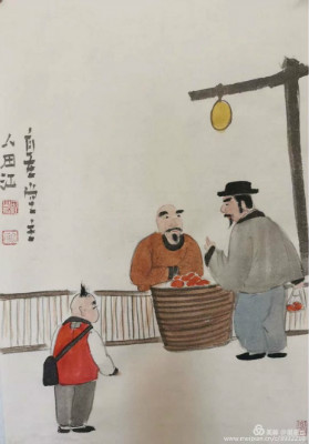 田江闲画~醒醒!城管来喊你摆地摊了
