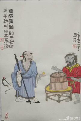 田江闲画~醒醒!城管来喊你摆地摊了
