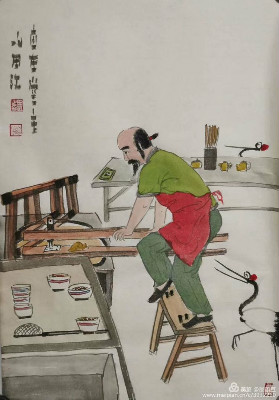 田江闲画~醒醒!城管来喊你摆地摊了