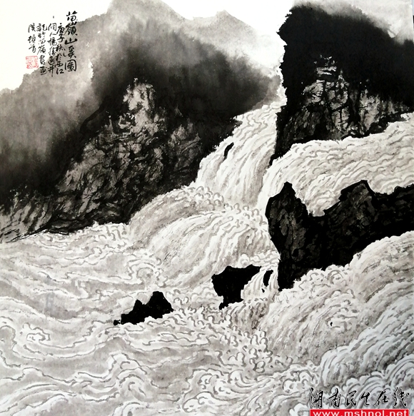 黔山之水--贵州籍青年画家杨胜作品欣赏
