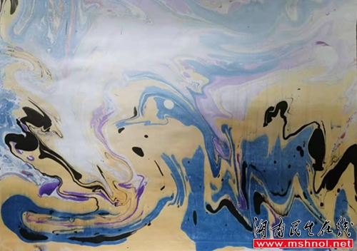 湖南“画乡小河”创始人、画家练亿章抽象画“源”主题艺术欣赏