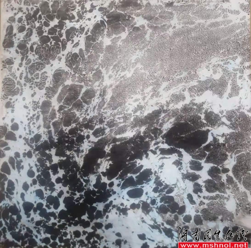 湖南“画乡小河”创始人、画家练亿章抽象画“源”主题艺术欣赏