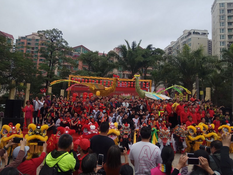 央视名嘴韩乔生助力西乡街道红红火火闹元霄